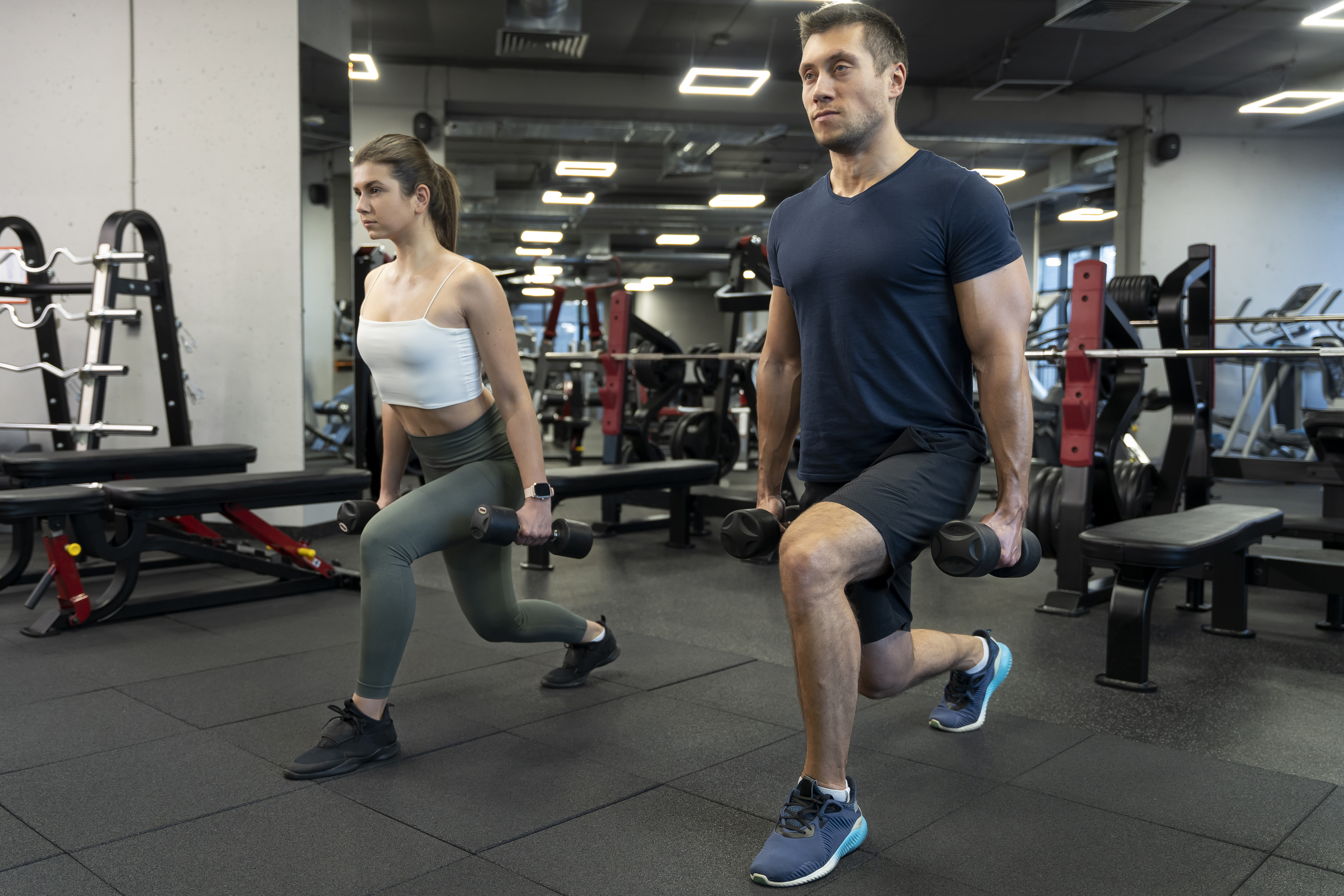 Man deadlifting